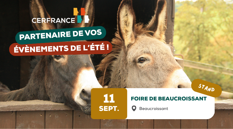 Cerfrance présent à la Foire de Beaucroissant !